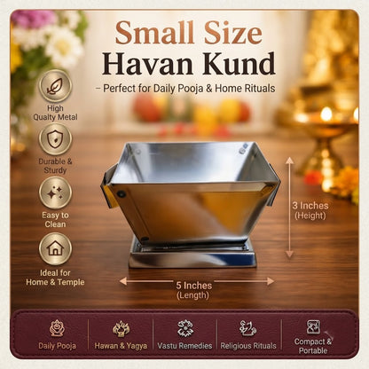 Small Metal Havan Kund